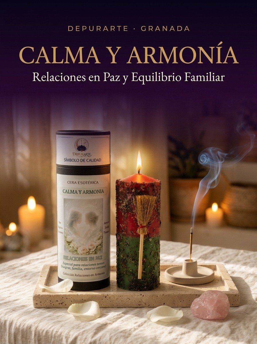 Pieza real de Depurarte Granada para Ritual Calma y Armonía
