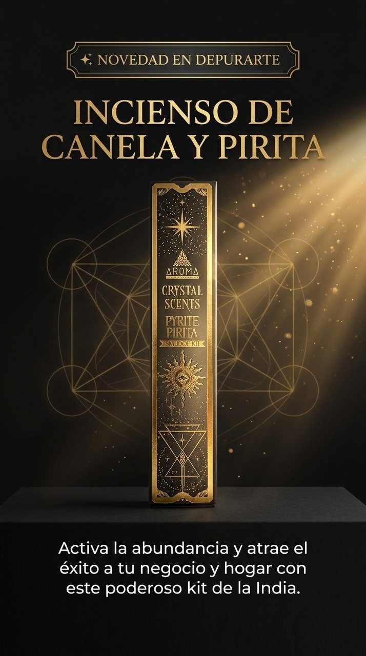 Story vertical 9:16 Novedad en Depurarte Incienso de Canela y Pirita