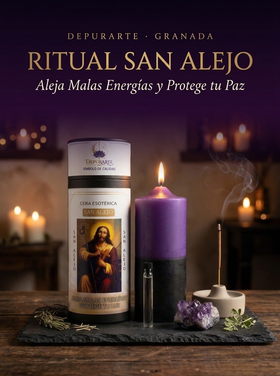 Pieza real de Depurarte Granada para Ritual San Alejo